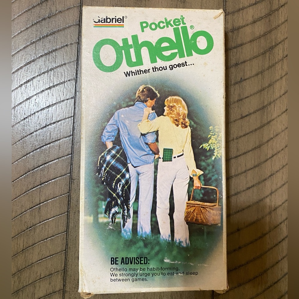 1977 Gabriel Pocket Othello Game